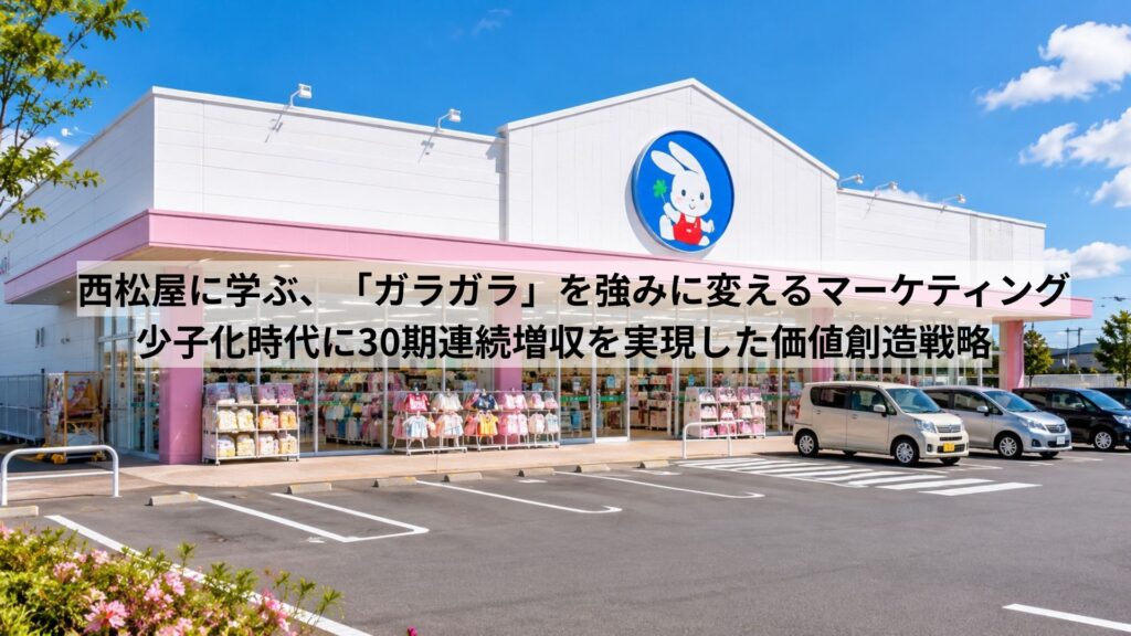 西松屋に学ぶ、「ガラガラ」を強みに変えるマーケティング