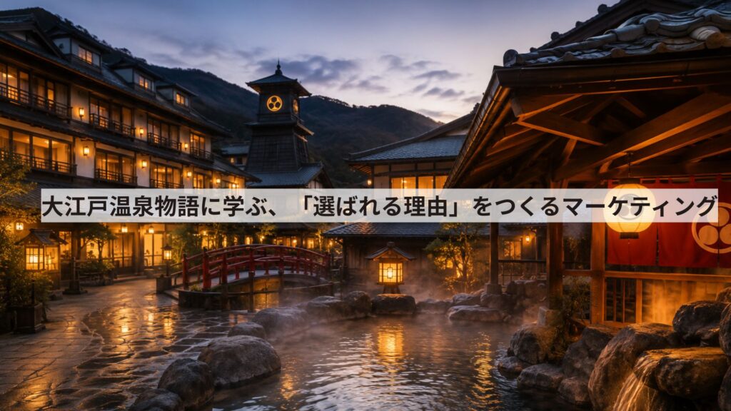 大江戸温泉物語に学ぶ、「選ばれる理由」をつくるマーケティング